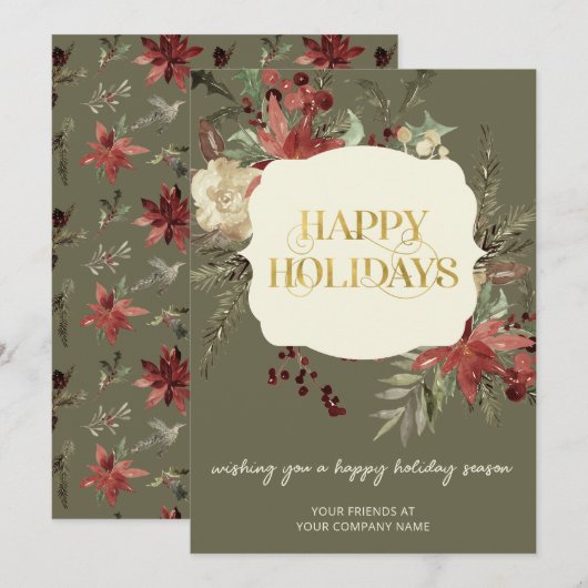 Weihnachten im Unternehmen (Vorne/Hinten)