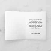 Weihnachten im Unternehmen Vielen Dank Logo (Innenseite)