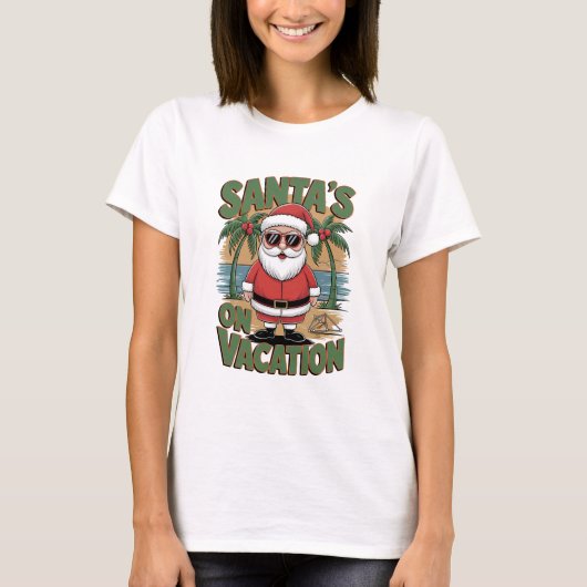 Weihnachten im Urlaub T-Shirt (Vorderseite)