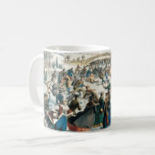 Weihnachten im viktorianischen Central Park Currie Kaffeetasse (Vorderseite Links)