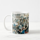 Weihnachten im viktorianischen Central Park Currie Kaffeetasse (Links)