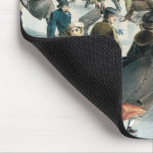Weihnachten im viktorianischen Central Park Currie Mousepad (Ecke)