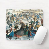 Weihnachten im viktorianischen Central Park Currie Mousepad (Mit Mouse)
