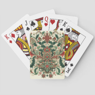 Weihnachten im viktorianischen/klassischen/vintage spielkarten
