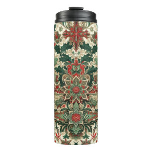 Weihnachten im viktorianischen/klassischen/vintage thermosbecher