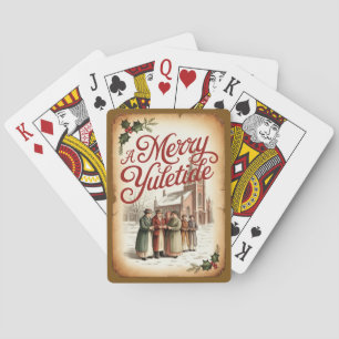 Weihnachten im viktorianischen Stil – Ein frohes J Spielkarten
