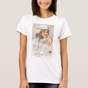 Weihnachten im viktorianischen Stil - Mädchen mit T-Shirt