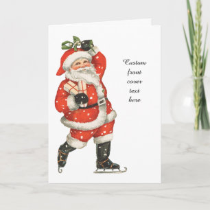 Weihnachten im viktorianischen Stil Santa Claus Ei