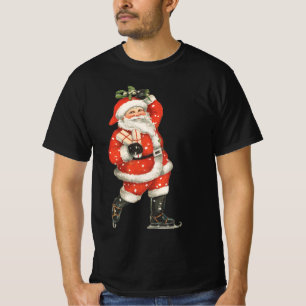 Weihnachten im viktorianischen Stil Santa Claus Ei T-Shirt