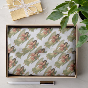 Weihnachten im Vintage-Stil, Antiker viktorianisch Seidenpapier