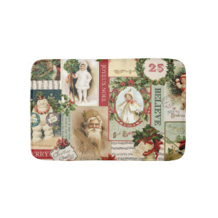 WEIHNACHTEN IM VINTAGE-STIL BADEMATTE