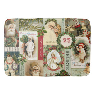 WEIHNACHTEN IM VINTAGE-STIL BADEMATTE