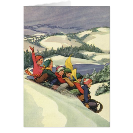 Weihnachten im Vintage-Stil - Danke (Vorne)