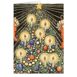 Weihnachten im Vintage-Stil - Danke