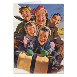 Weihnachten im Vintage-Stil Danke