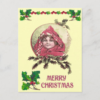 Weihnachten im Vintage-Stil, Edwardianisches Mädch
