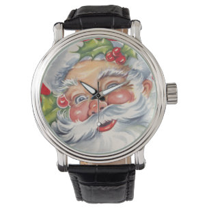 Weihnachten im Vintage-Stil, fröhlicher Weihnachts Armbanduhr