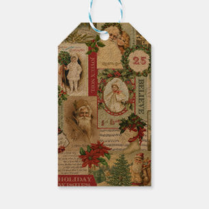 WEIHNACHTEN IM VINTAGE-STIL GESCHENKANHÄNGER