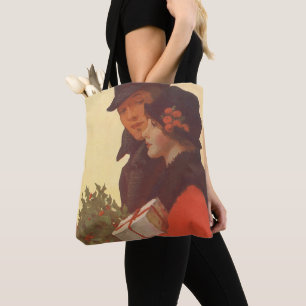 Weihnachten im Vintage-Stil, Geschenkeinkauf für L Tasche