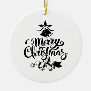 Weihnachten im Vintage-Stil Keramik Ornament