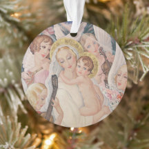 Weihnachten im Vintage-Stil, Madonna mit Kind (193