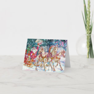 Weihnachten im Vintage-Stil mit Weihnachtsmann und