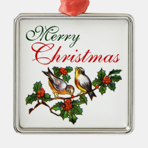 Weihnachten im Vintage-Stil Ornament Aus Metall