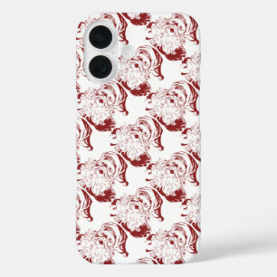 Weihnachten im Vintage-Stil, Retro-froher Santa Cl iPhone 16 Hülle