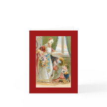 Weihnachten im Vintage-Stil Sankt Nikolaus