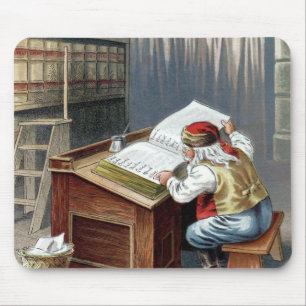 Weihnachten im Vintage-Stil, Sankt Nikolaus Böse o Mousepad