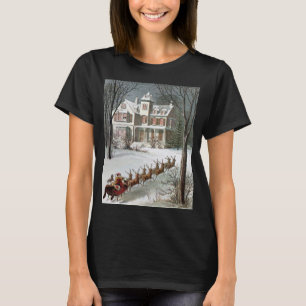 Weihnachten im Vintage-Stil, Sankt Nikolaus mit Re T-Shirt