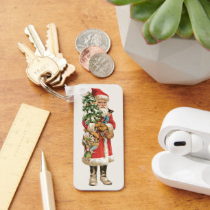 Weihnachten im Vintage-Stil, Scherenschnittbild vo Schlüsselanhänger