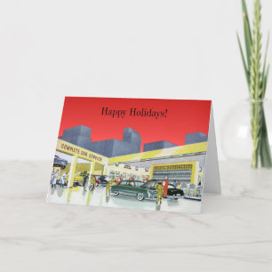 Weihnachten im Vintage-Stil, Service Garage Auto M