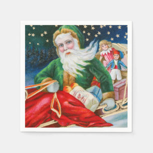 Weihnachten im Vintage-Stil Serviette