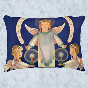 Weihnachten im Vintage-Stil, skandinavische Santa- Zierkissen