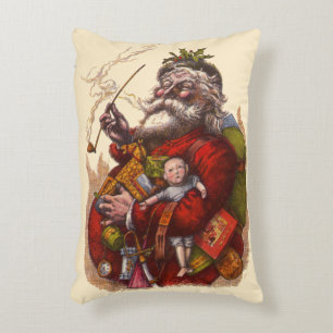 Weihnachten im Vintage-Stil, Spielzeuge Pfeife San Dekokissen