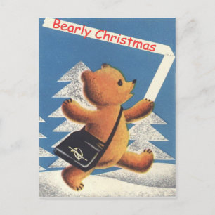 Weihnachten im Vintage-Stil, Teddy, kaum Weihnacht