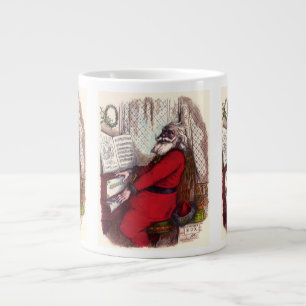 Weihnachten im Vintage-Stil, Thomas Nast Weihnacht Jumbo-Tasse