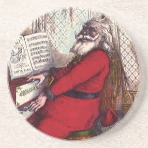 Weihnachten im Vintage-Stil, Thomas Nast Weihnacht Untersetzer