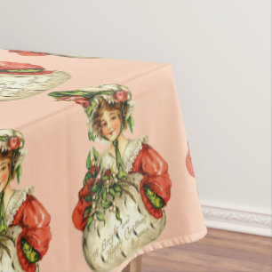 Weihnachten im Vintage-Stil Tischdecke