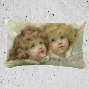 Weihnachten im Vintage-Stil, viktorianische Engel Lendenkissen
