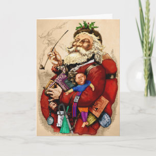 Weihnachten im Vintage-Stil, viktorianische Santa-