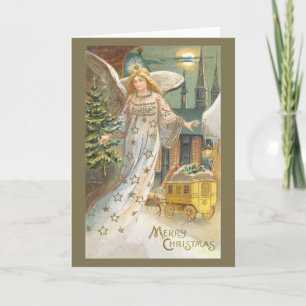 Weihnachten im Vintage-Stil, viktorianischer Engel