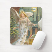 Weihnachten im Vintage-Stil, viktorianischer Engel Mousepad (Mit Mouse)