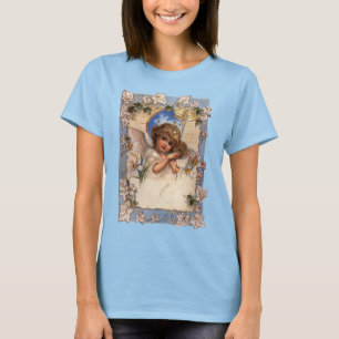 Weihnachten im Vintage-Stil, viktorianischer Engel T-Shirt
