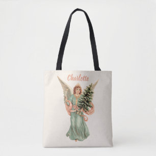 Weihnachten im Vintage-Stil, viktorianischer Engel Tasche