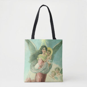 Weihnachten im Vintage-Stil, viktorianischer Engel Tasche