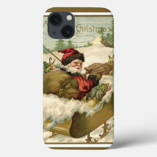 Weihnachten im Vintage-Stil, viktorianischer Weihn iPhone 13 Hülle