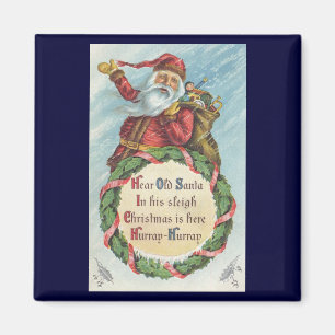 Weihnachten im Vintage-Stil, viktorianischer Weihn Magnet