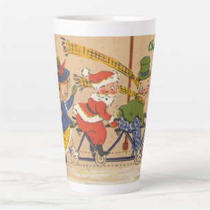 Weihnachten im Vintage-Stil, viktorianischer Weihn Milchtasse